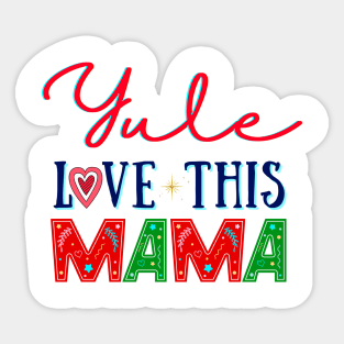 Mama's Merry Surprise Sticker